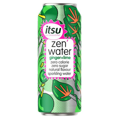 M&S Itsu Ginger & Lime Zen Water Sparkling Water- Buy online at McGrocer