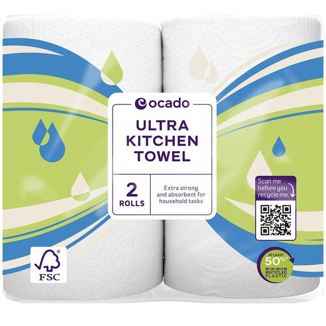 Ocado kitchen towel 2 rolls, imported from the UK