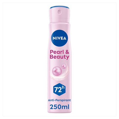 M&S Nivea Pearl & Beauty Anti-Perspirant Deodorant Spray 250ml- Buy online at McGrocer