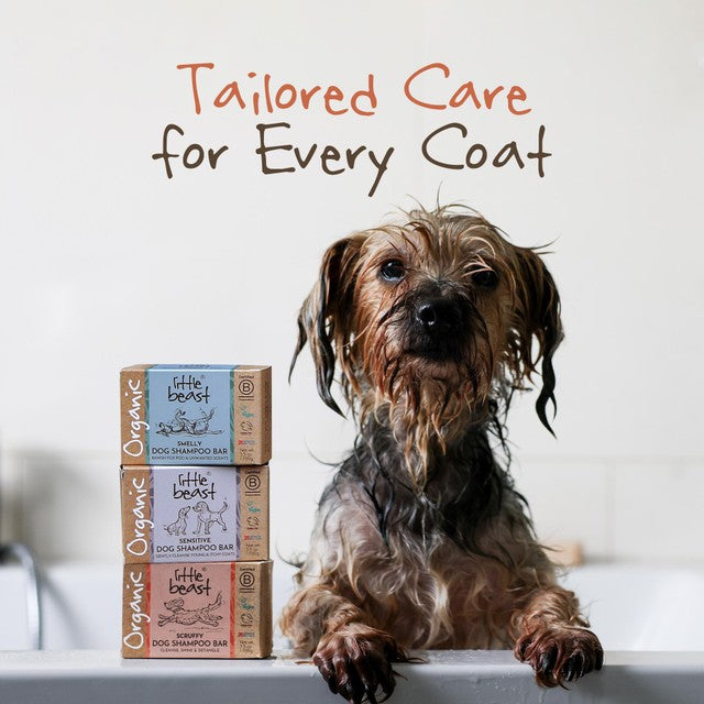 Little Beast Organic Scruffy Dog Shampoo Bar 100g, UK version