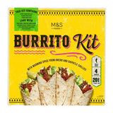 M&S burrito kit 625g, imported from the UK