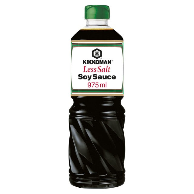 Kikkoman less salt soy sauce 975ml, imported from the UK