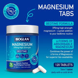 Bioglan Active Magnesium Tablets 120 Tablets - British product