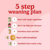 Cow & Gate Fruity Wholegrain Porridge 125g - British product