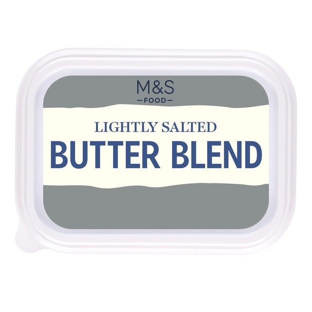 M&S Lightly Salted Spreadable Butter, imported from the UK