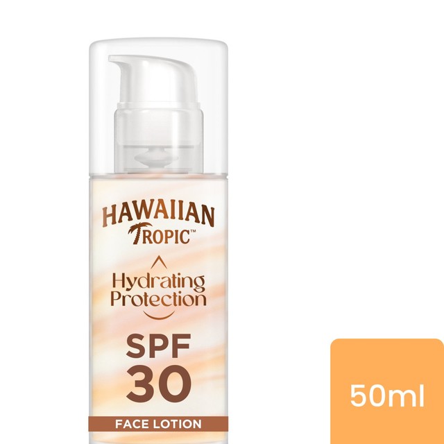 Hawaiian Tropic Face Sun Cream SPF 30 50ml, UK version