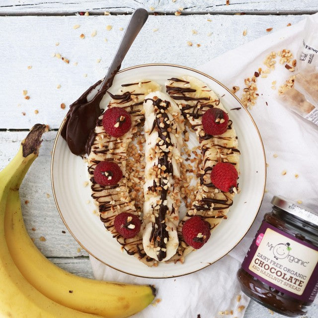 Mr Organic dairy free chocolate hazelnut spread 200g, imported from the UK