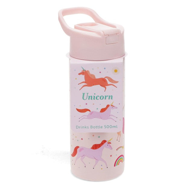 Rex London unicorn water bottle 500ml (British brand)