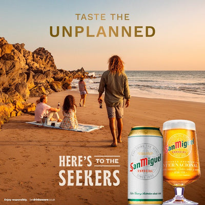 M&S San Miguel Especial Premium Lager Beer Cans 10 x 440ml- Buy online at McGrocer