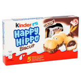 Kinder milk & cocoa cream biscuits happy hippo 103.5g, UK version