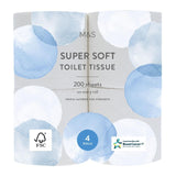 M&S Soft Toilet Tissue 4 rolls, imported from the UK