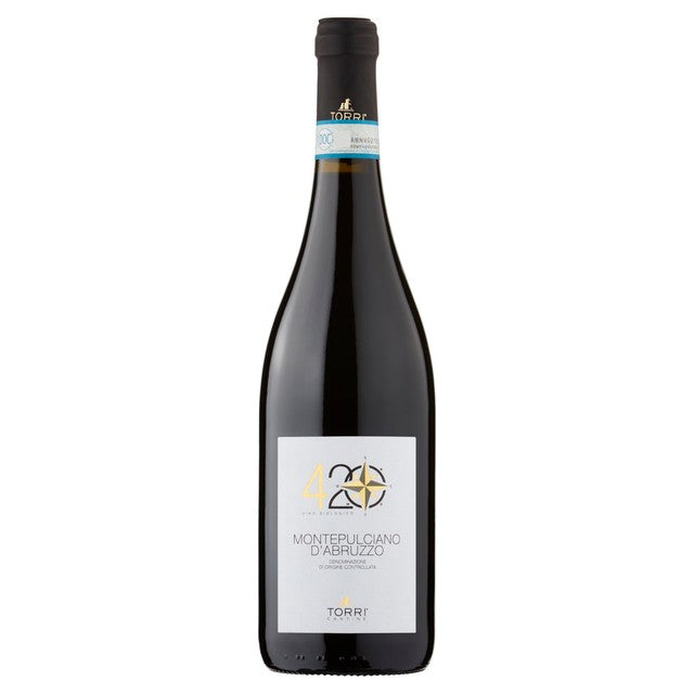 Torri Cantine Organic Montepulciano d'Abruzzo red wine 75cl (British brand)