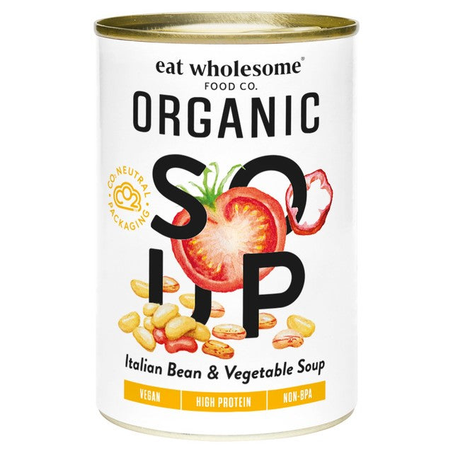 Eat Wholesome organic bean and vegetable soup 400g - British product
