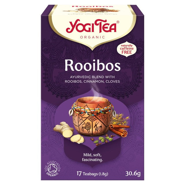 Yogi Tea Rooibos herbal tea 17 tea bags (British brand)