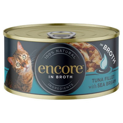 M&S Encore Cat Tin Tuna with Seabream Wet Cat Food 70g- Buy online at McGrocer