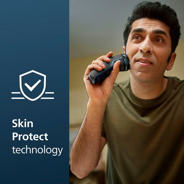Philips Wet & Dry Electric Shaver Series 3000, imported from the UK