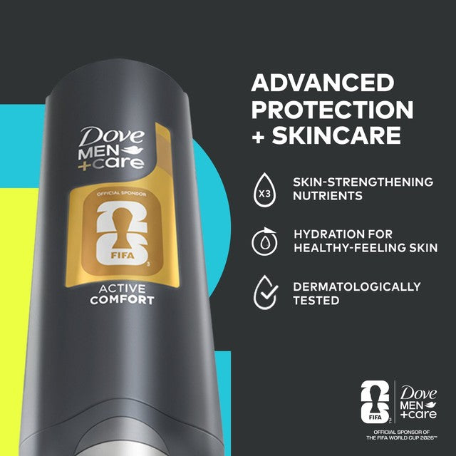Dove Men+Care Active Comfort FIFA shower gel 3-in-1, UK version