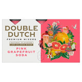 Double Dutch pink grapefruit soda 6 x 150ml - British product
