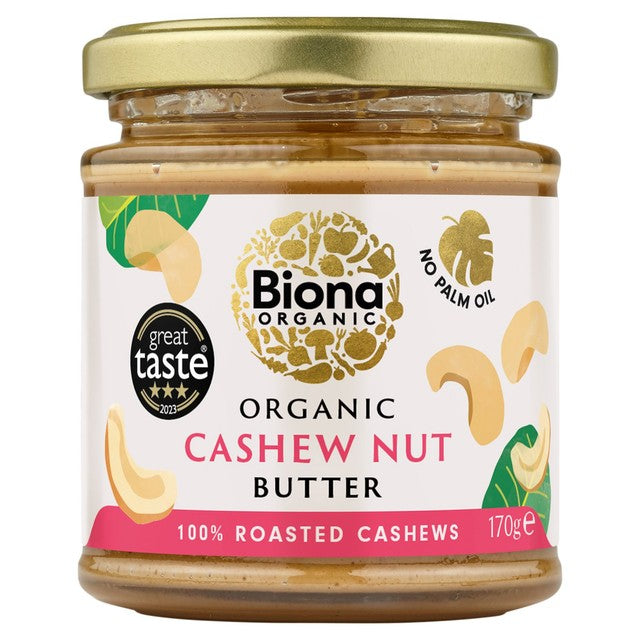 Biona Organic Cashew Nut Butter 170g - British product