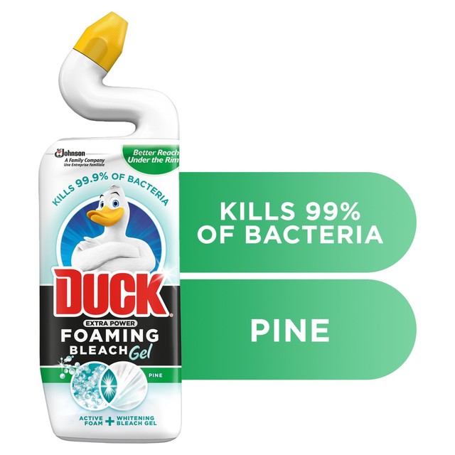 Toilet Duck Foaming Bleach Gel Pine toilet cleaner 750ml - British product