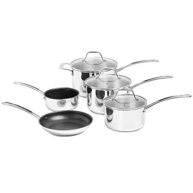 M&S stainless steel pan set, imported from the UK