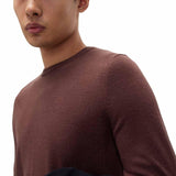 M&S men's cashmilon crew neck jumper Burgundy S, imported from the UK