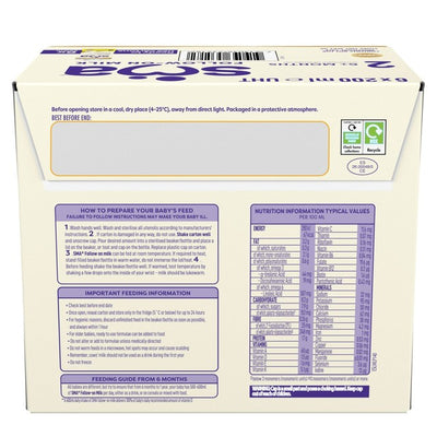 M&S SMA PRO Follow-On Ready-To-Use Formula Milk 6 x 200ml- Buy online at McGrocer
