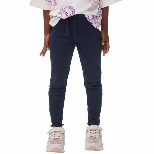 M&S cotton-rich leggings for 2-3 years in navy, imported from the UK