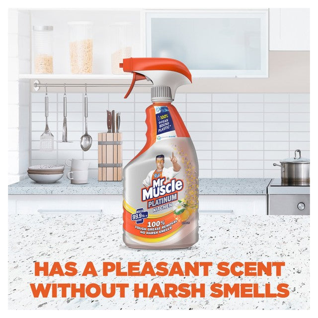 Mr Muscle Kitchen Spray Citrus 750ml, imported from the UK