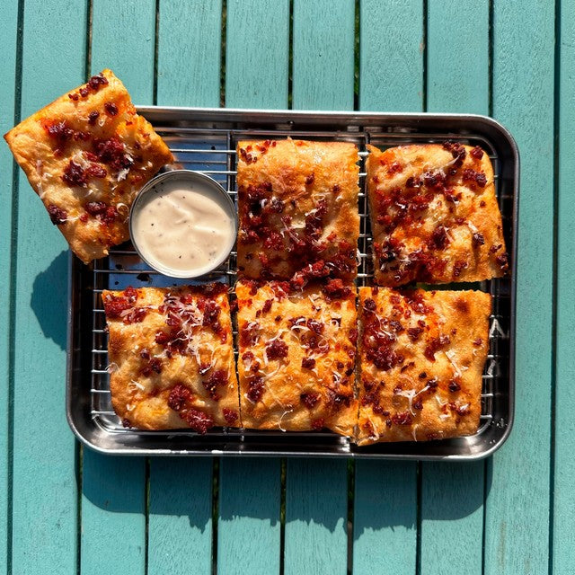 Properoni Classic Pepperoni Crumble 80g, imported from the UK