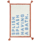 M&S cotton bath mat Splish Splash Blue, imported from the UK