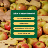 Daily Dose seasonal apple ginger juice 1L, imported from the UK