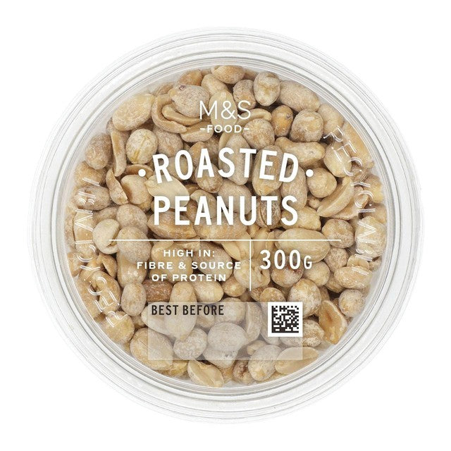M&S roasted peanuts snack pot - British product