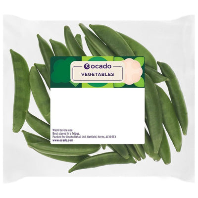 بازلاء سكر مقطوفة مقلمة من Ocado، بازلاء طازجة 150 جرام