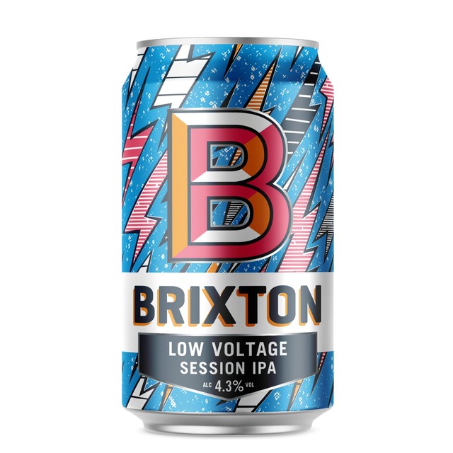 Brixton Brewery Low Voltage Session IPA beer 330ml - British product