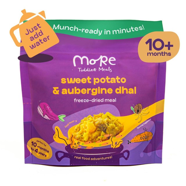 More Toddler Meals sweet potato and aubergine dhal 150g, imported from the UK