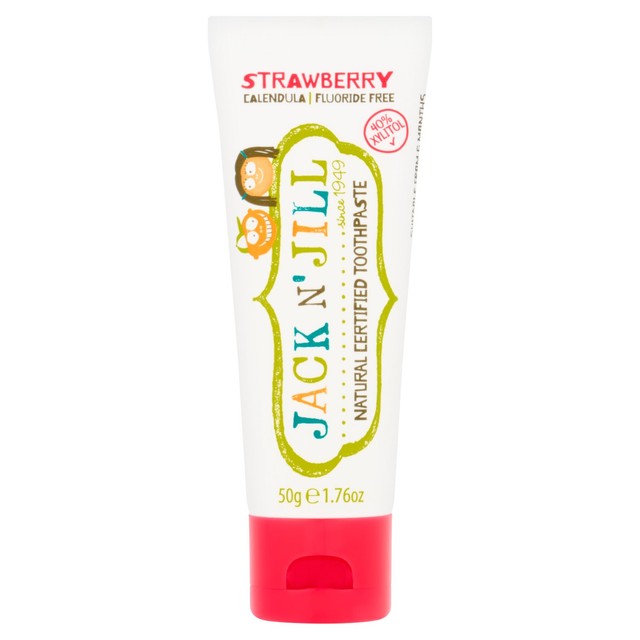 Jack N Jill strawberry natural toothpaste 50g, UK version