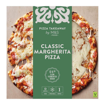 M&S Classic Margherita Woodfired & Stonebaked Frozen Pizza 243g