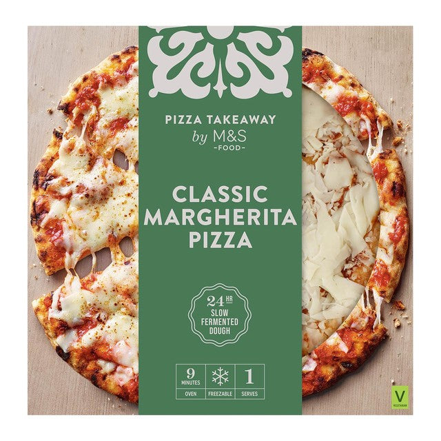 M&S Classic Margherita Pizza 243g, imported from the UK