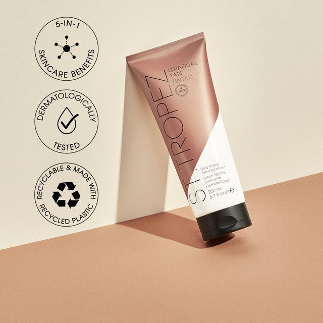 St Tropez Gradual Tan Tinted Firming Body Lotion 200ml (British brand)