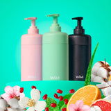 Wild Ombre refillable body wash case (British brand)