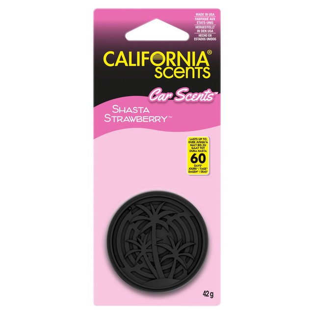 California Scents car air freshener Shasta Strawberry - British product