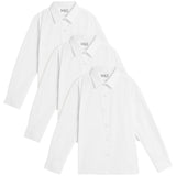 M&S girls slim fit long sleeve easy to iron school shirt 3-4 years, imported from the UK