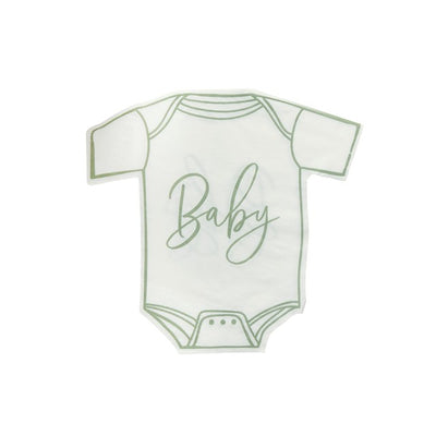 M&S Hootyballoo Sage Babygrow Paper Party Napkins - 15.5x16.5x1 cm- Buy online at McGrocer
