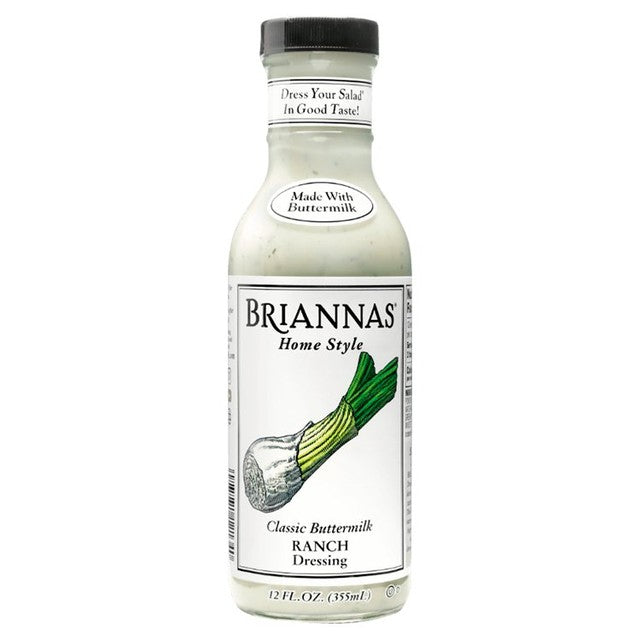 Briannas Classic Buttermilk Ranch Dressing 355ml - British product