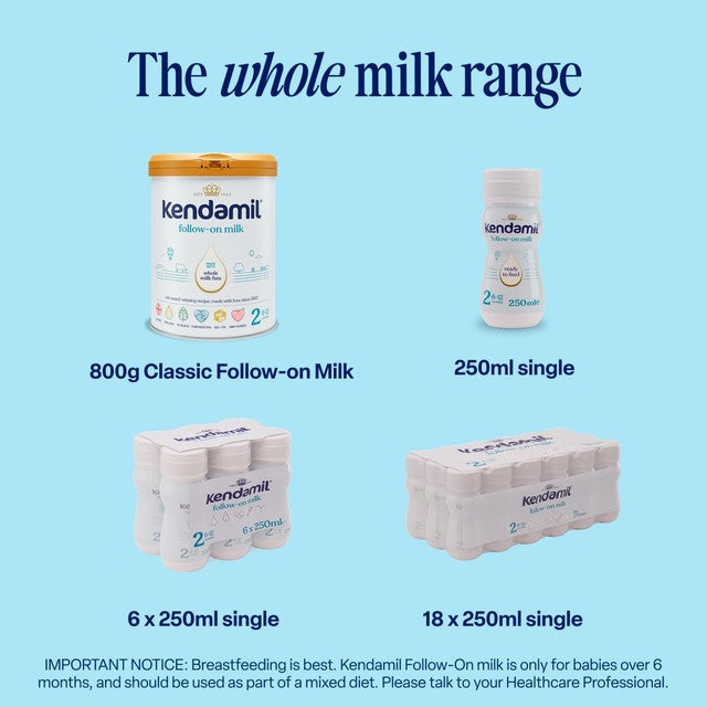 Kendamil Ready to Feed Follow On Milk 6 x 250ml - British product