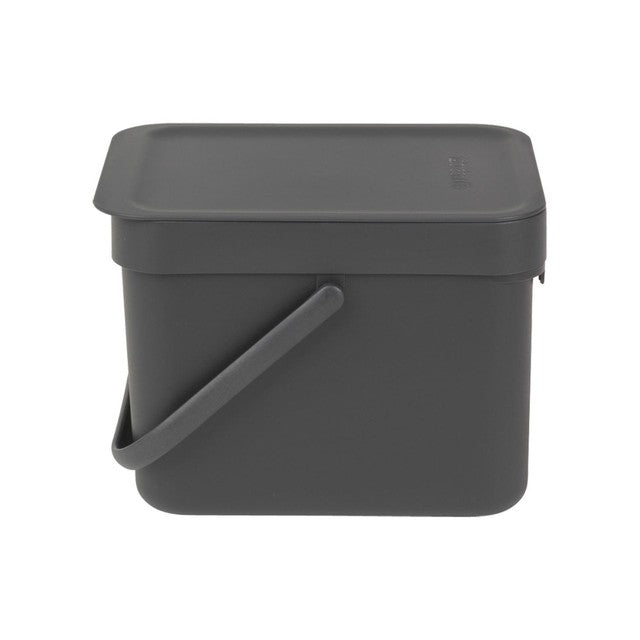 Brabantia compost bin Grey 6 litre - British product
