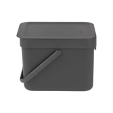 Brabantia compost bin Grey 6 litre - British product
