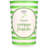 M&S Creme Fraiche 600g, imported from the UK