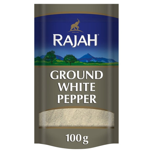 Rajah ground white pepper 100g, imported from the UK